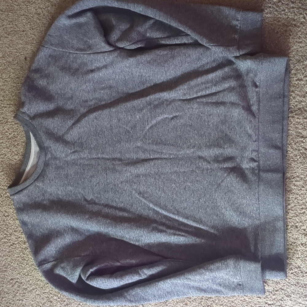 ASOS grey crew neck sweatshirt medium